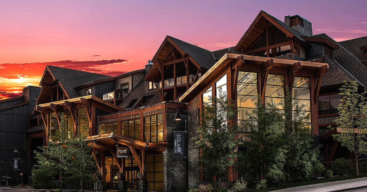 Mountain wedding ceremony