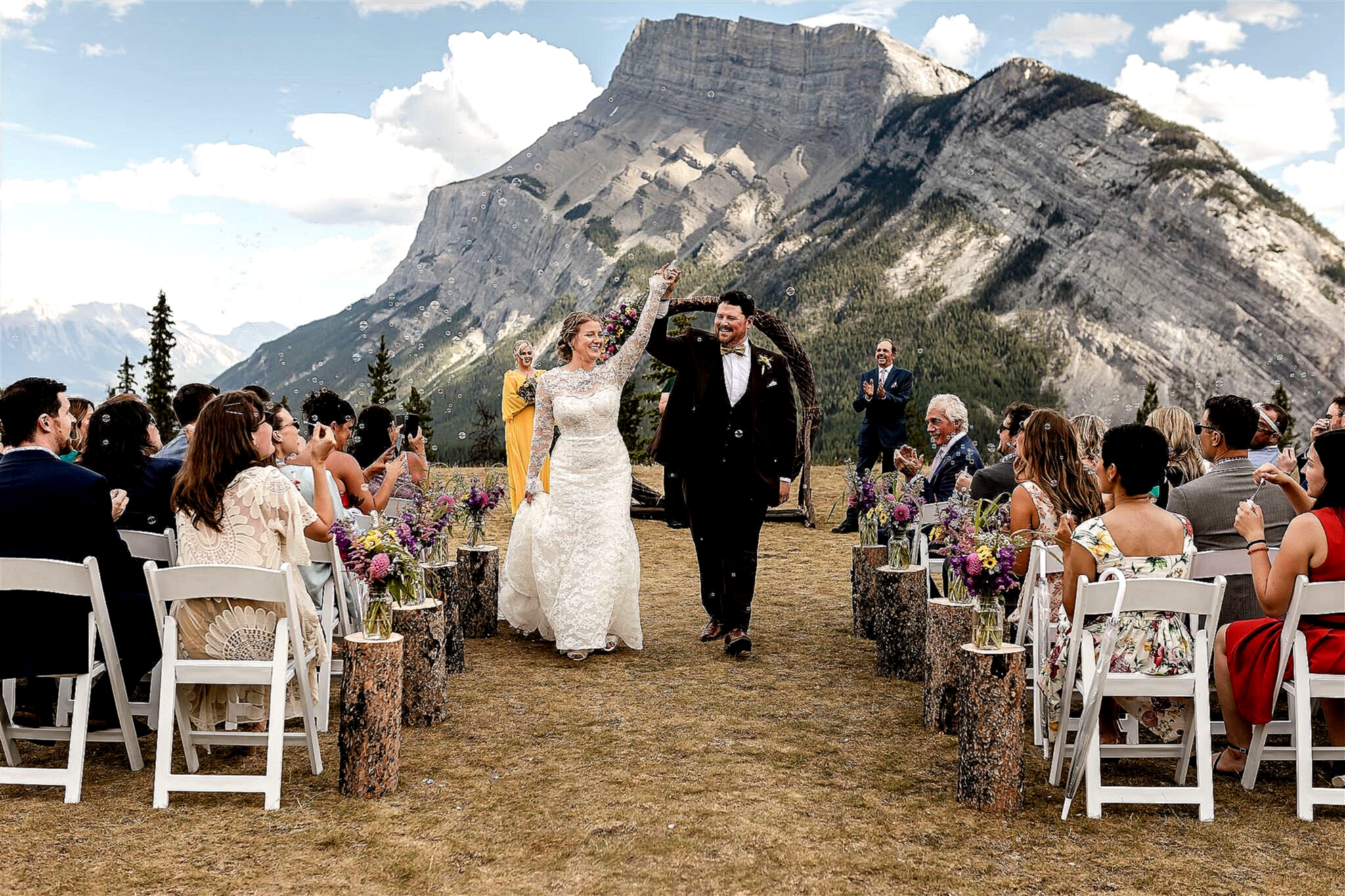 Mountain backdrop portraits
